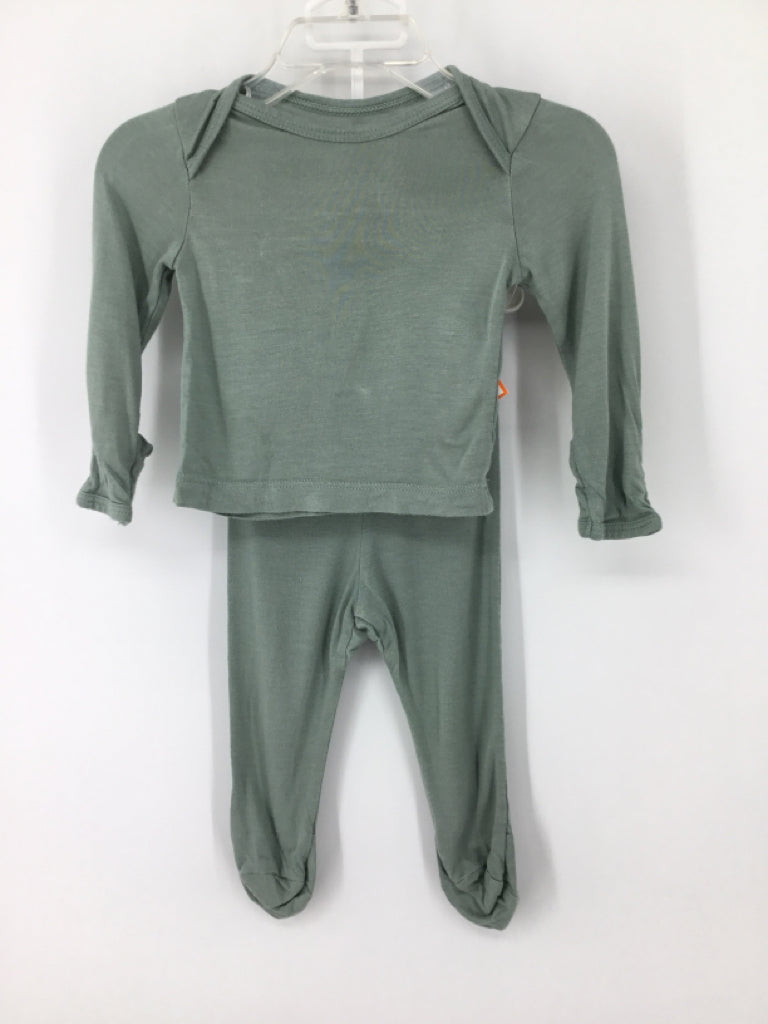 Solly Baby Child Size 0-3 Months Green Solid Outfit - boys