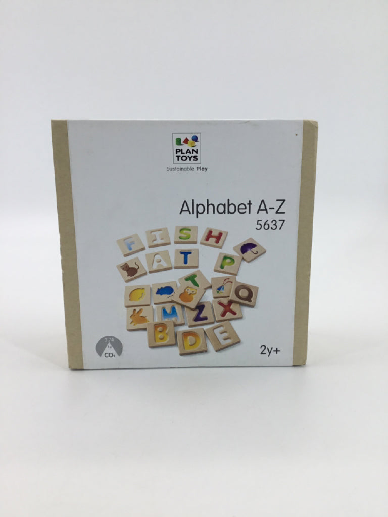 Plan Toys Alphabet A-Z Tiles Learning Toy