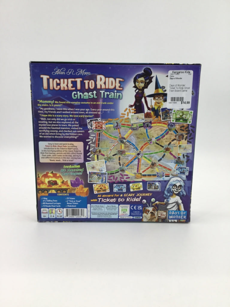 Days of Wonder Ticket To Ride Ghost Train Board Game