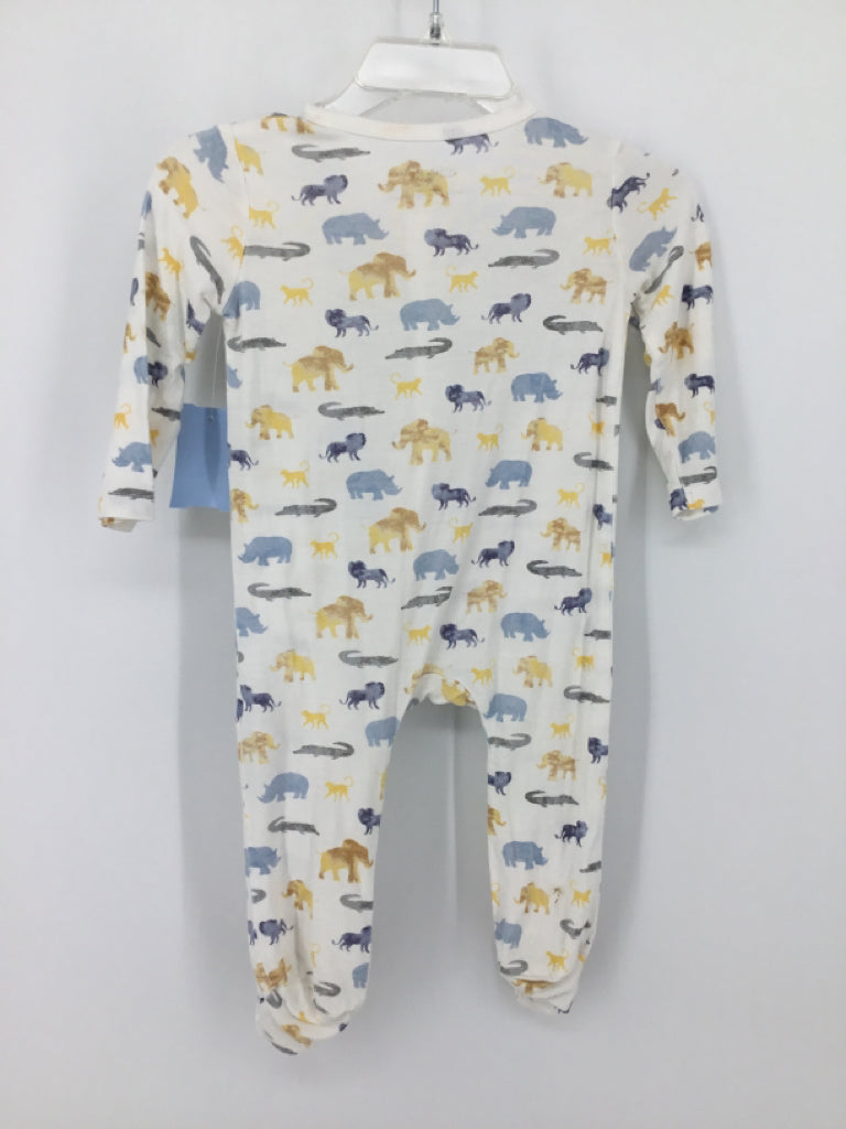 Little Me Child Size 6 Months White Sleepers