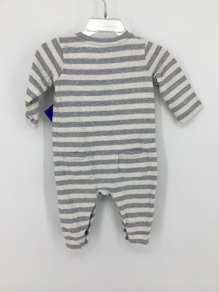 Gymboree Child Size 3-6 Months Gray Stripe Outfit - boys
