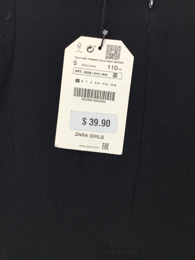 Zara Child Size 5 Black Outfit - girls