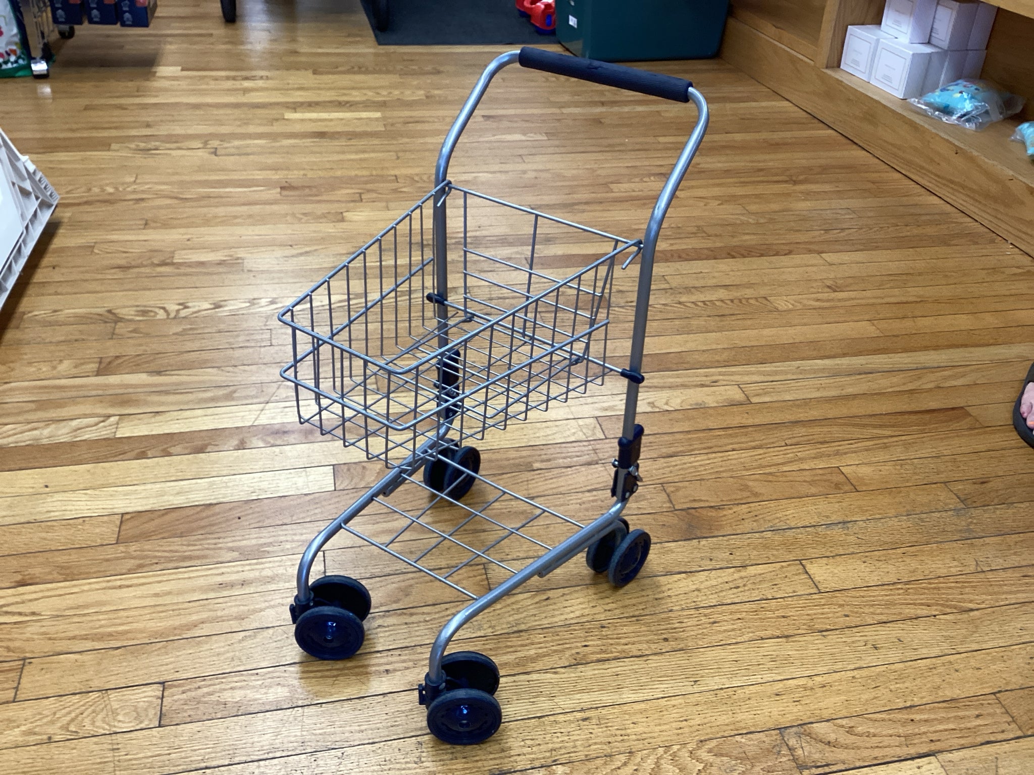 Metal Kid's Toy Shopping Cart