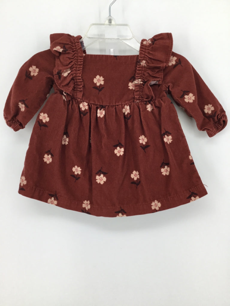 Just One You Made by Carters Child Size 3 Months Brown Dress - girls