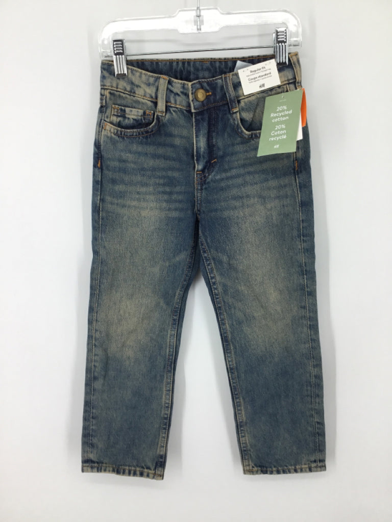 H & M Child Size 5 Blue Solid Jeans - boys