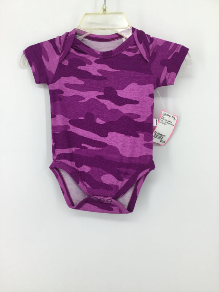 Play by Little Sleepies Child Size Newborn Purple Onesie