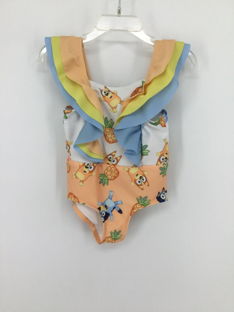 Bluey Child Size 18 Months Blue Swimwear - girls