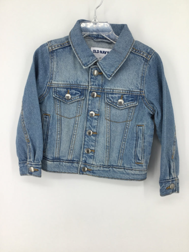 Old Navy Child Size 4 Blue Jacket - girls