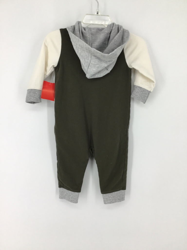Carter's Child Size 6 Months Green Solid Outfit - boys