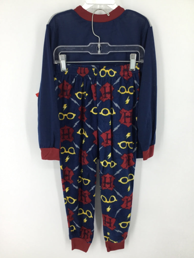 Harry Potter Child Size 5 Navy Character Pajamas - boys