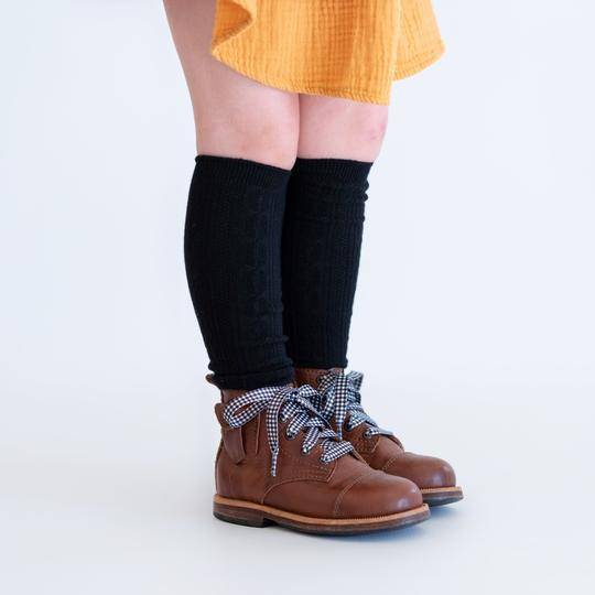 The Little Stocking Co - Knee High Socks - Black