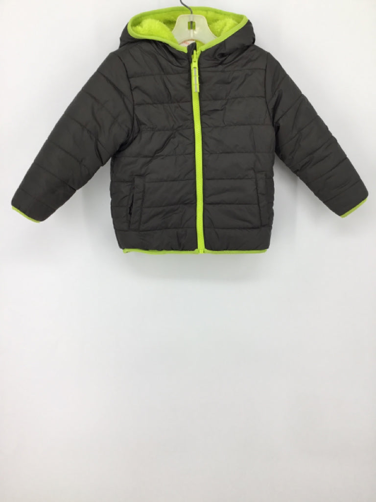 Cat & Jack Child Size 3 Gray Solid Outerwear - boys