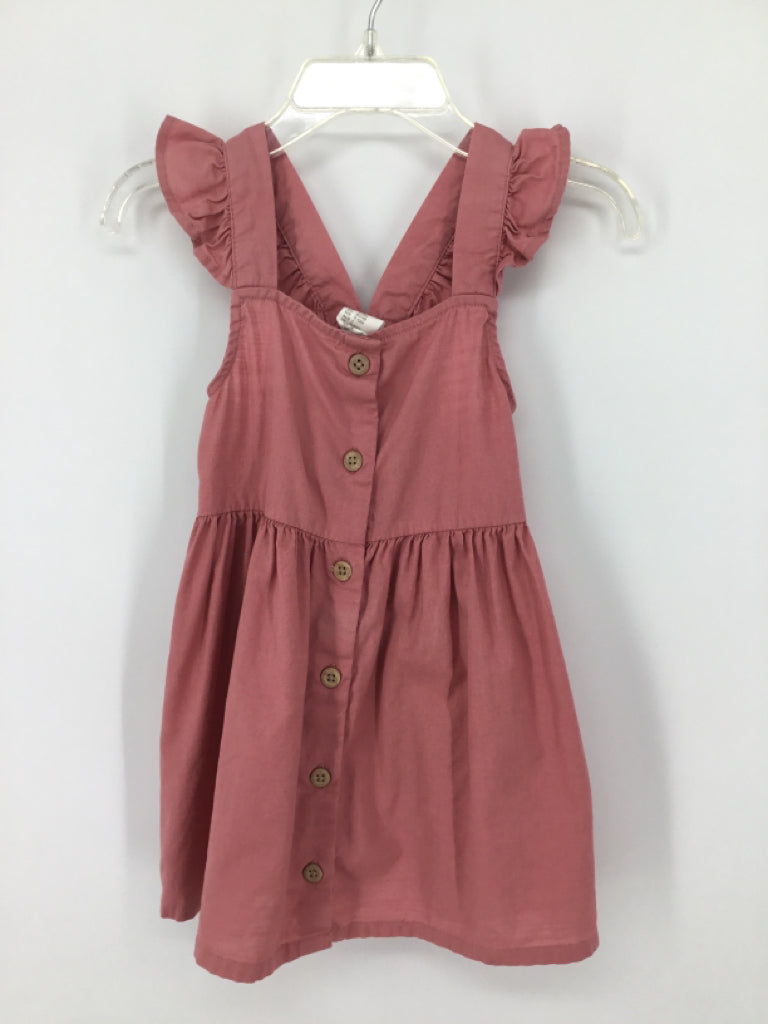 H & M Child Size 12 Months Pink Dress - girls