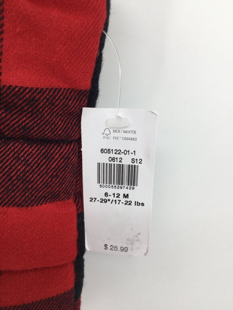 Old Navy Child Size 6-12 Months Red Checkered Outerwear - boys