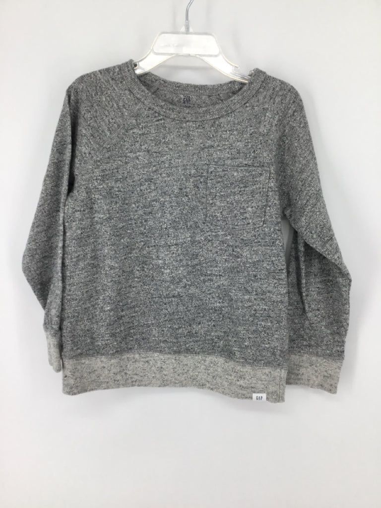 Baby Gap Child Size 6 Gray Marbled Shirt - boys