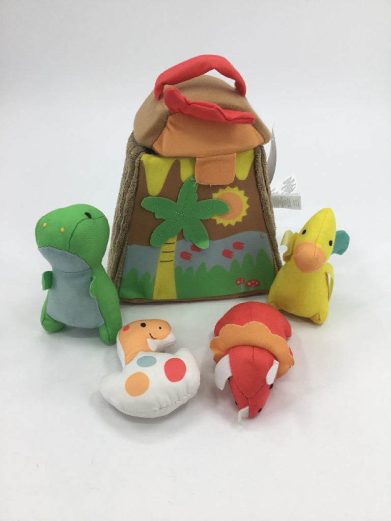 Carter's Dinosaur and Volcano Plush Play Set