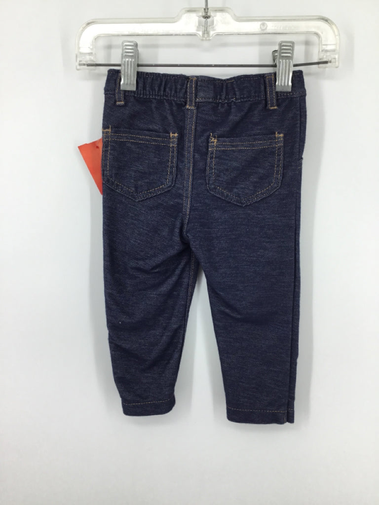 Carter's Child Size 9 Months Blue Solid Pants - boys