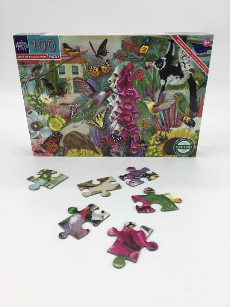 eeBoo Love of Pollinators Puzzle