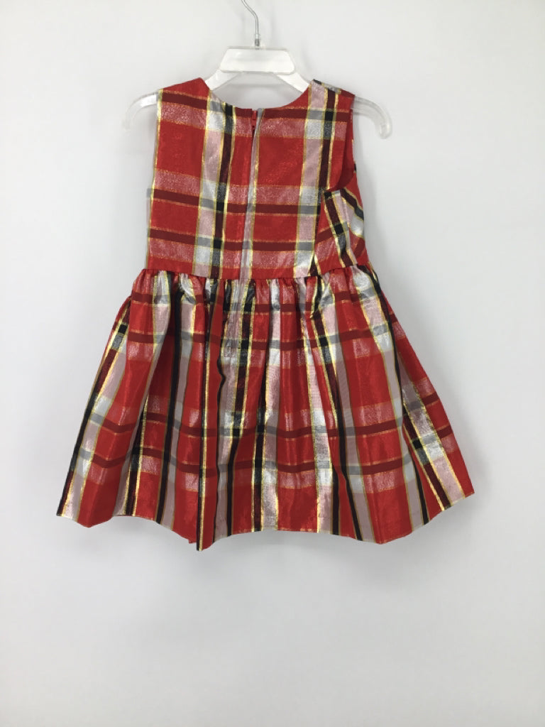 Bonnie Jean Child Size 3 Red Dress - girls