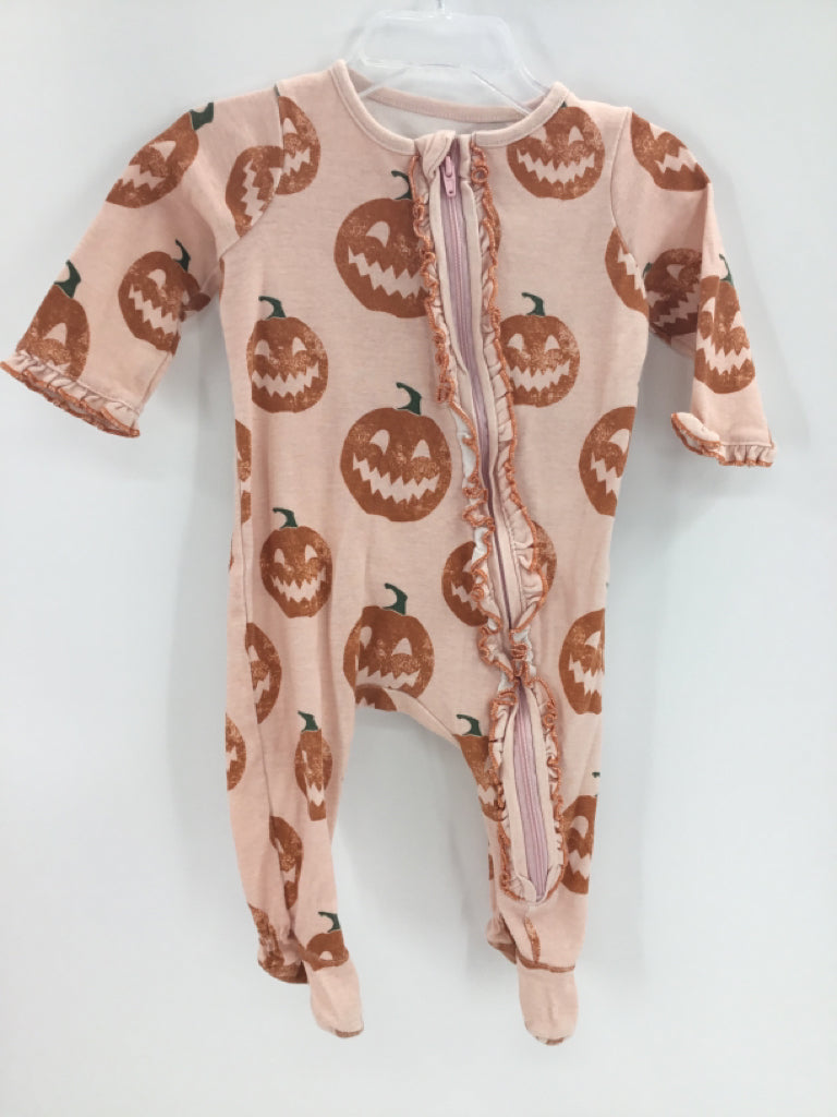 Mudpie Child Size 3-6 Months Pink Halloween Sleeper