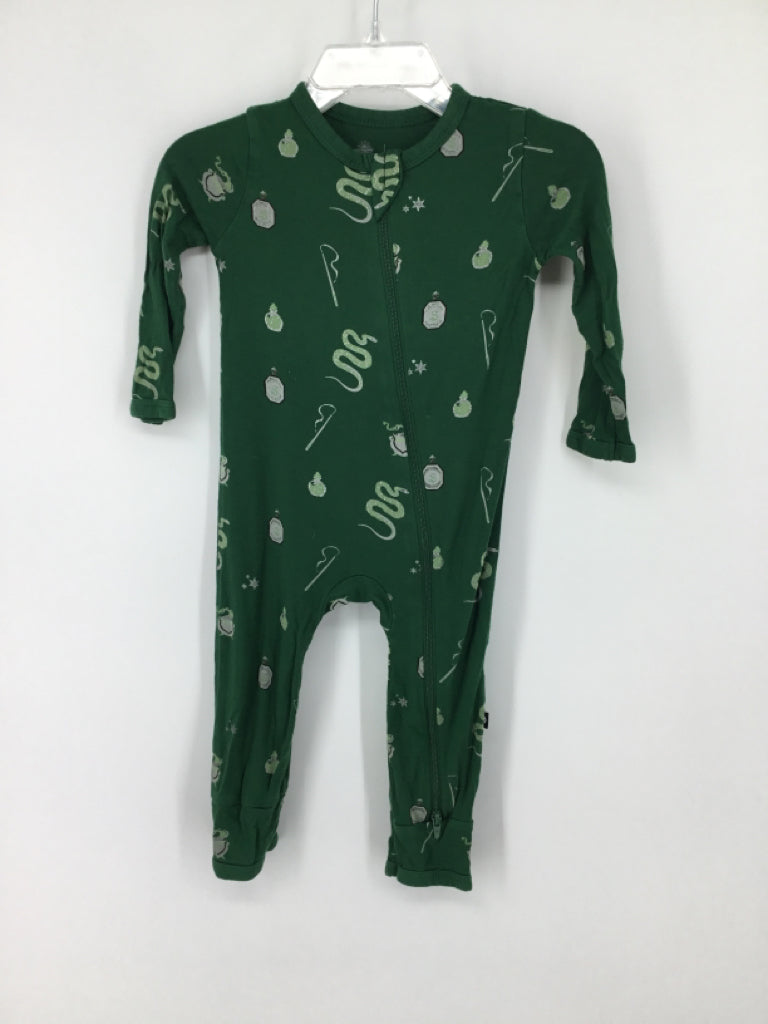 Kyte + Harry Potter Child Size 6-12 Months Green Character Pajamas - boys