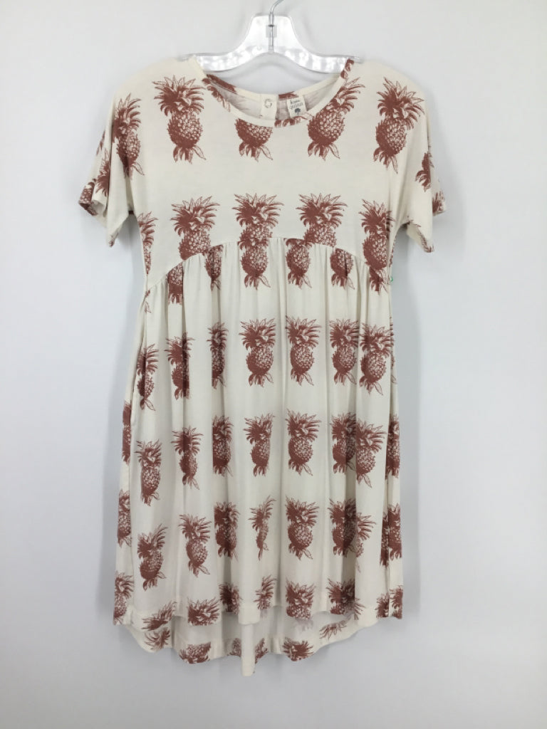 Kate Quinn Organics Child Size 8 Tan Dress - girls