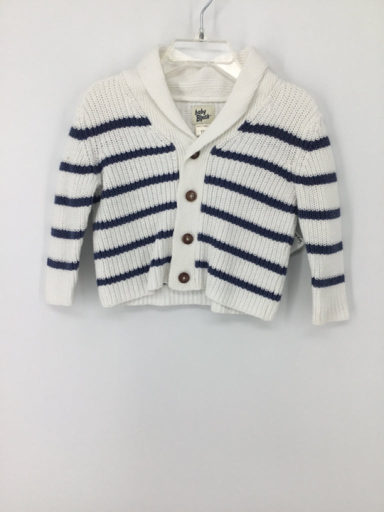 baby B'gosh Child Size 12 Months Blue Stripe Sweater - boys