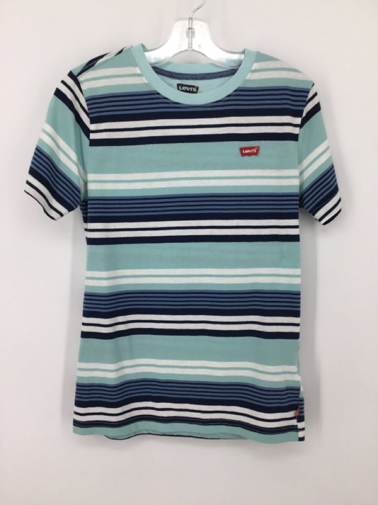 Levi's Child Size 10 Blue Stripe T-shirt - boys