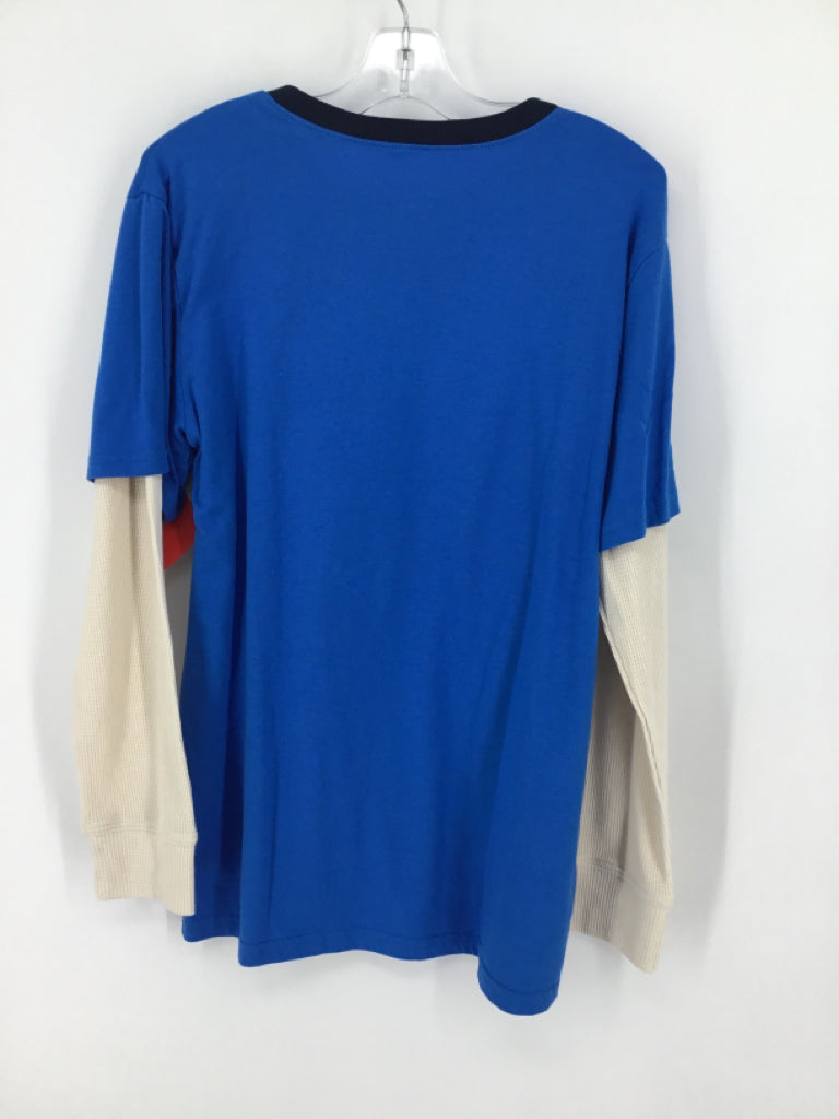 Childrens Place Child Size 10 Blue screen printed T-shirt - boys