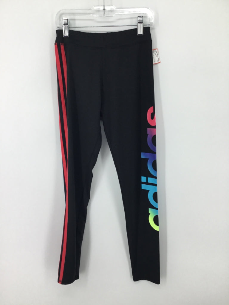Adidas Child Size 10 Black Pants - girls