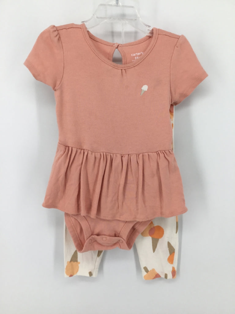 Carter's Child Size 24 Months Pink Outfit - girls