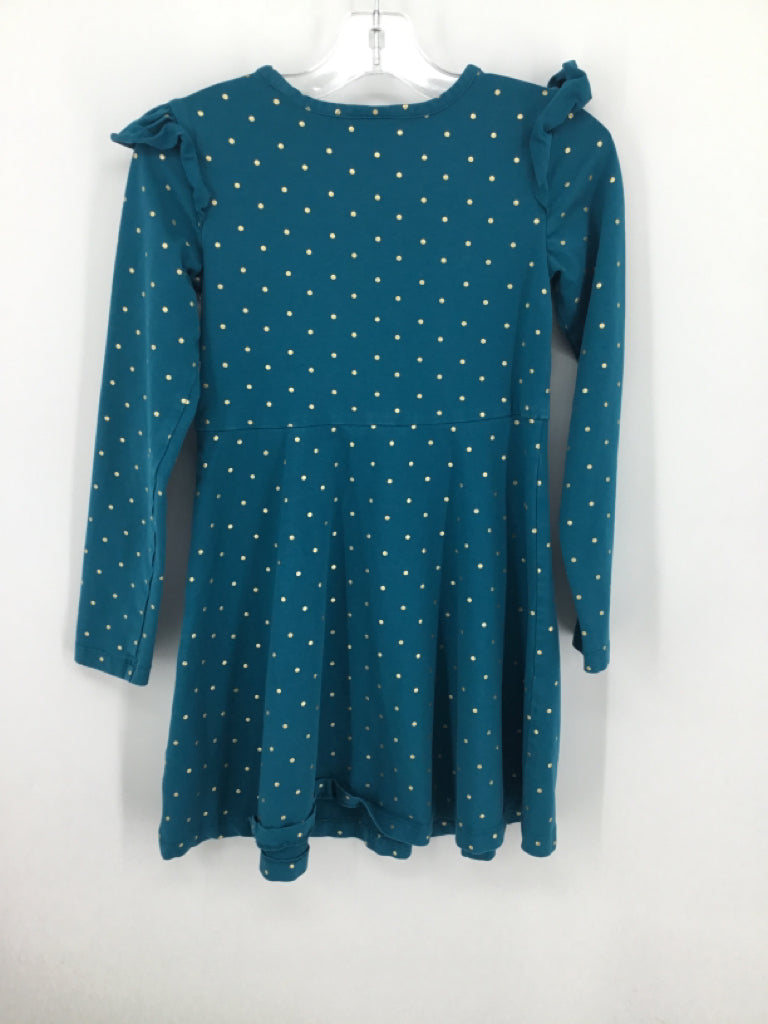 Hanna Andersson Child Size 8 Teal Dress - girls