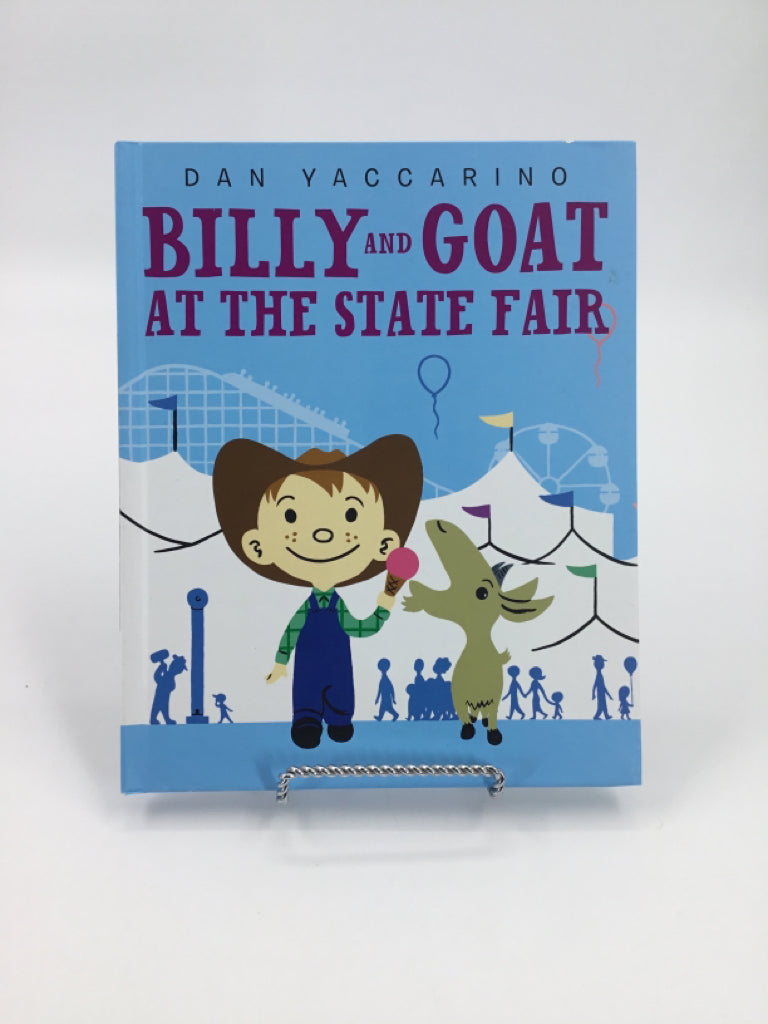 Billy and Goat at the state fair hardcover Book