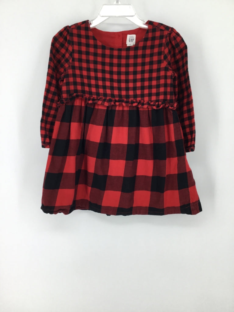 Baby Gap Child Size 3 Red Dress - girls