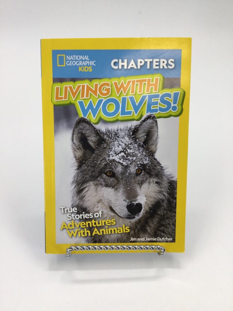 National Geographic Kids: Living With Wolves! Paperback Book