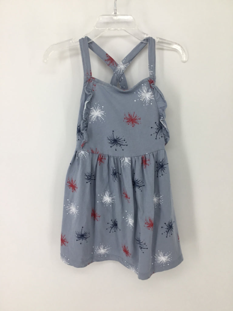 Carter's Child Size 3 Blue Stars & Stripes Dress