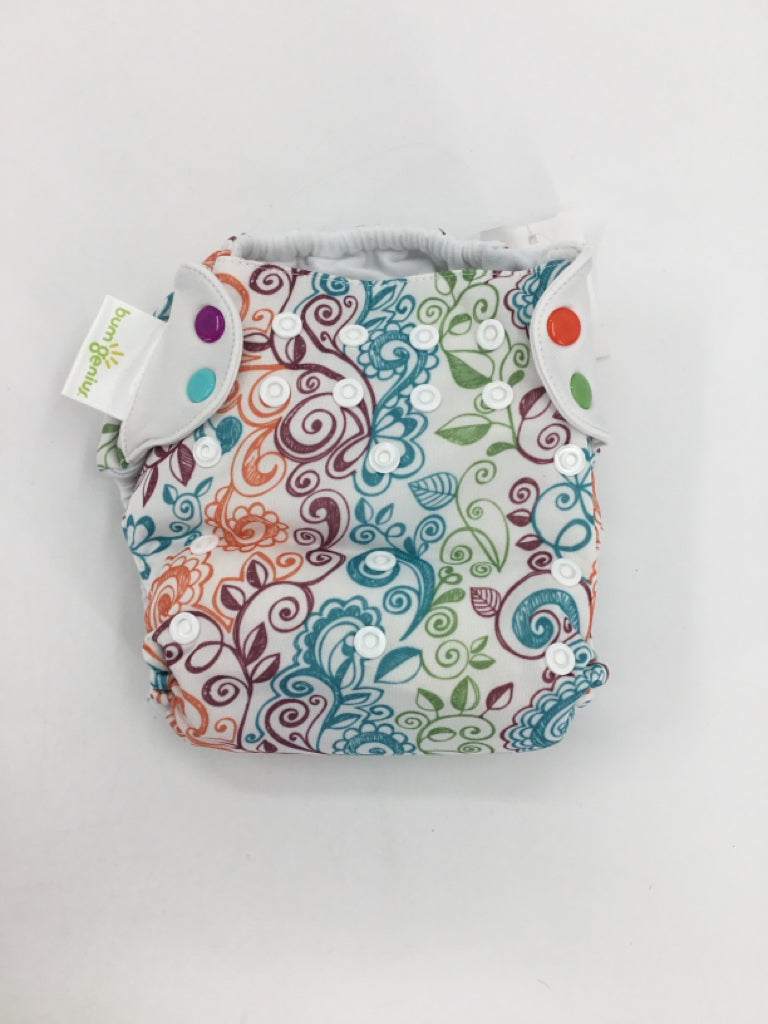 Bum Genius Child Size One Size Multi-Color Print Pocket Cloth Diaper