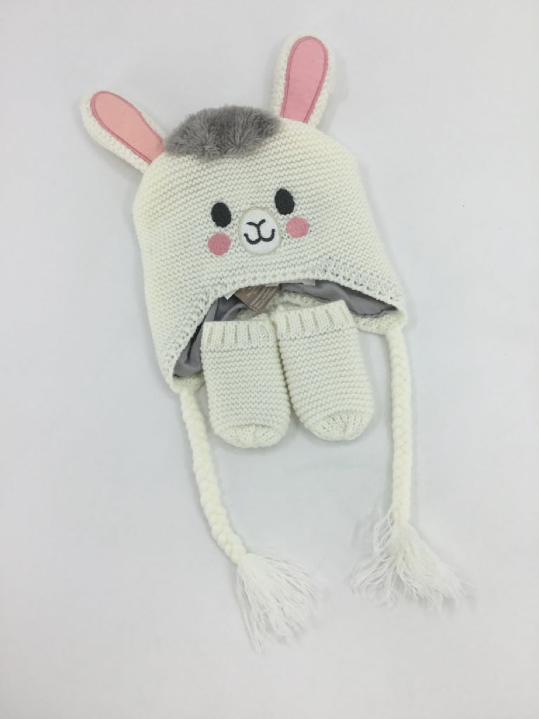 Lil Llama Child Size 12 Months White Hats - girls