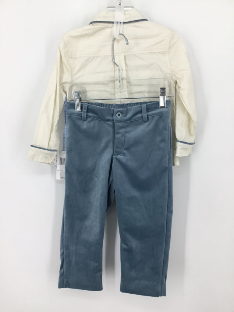 Edgehill Collection Child Size 3 Blue Solid Outfit - boys