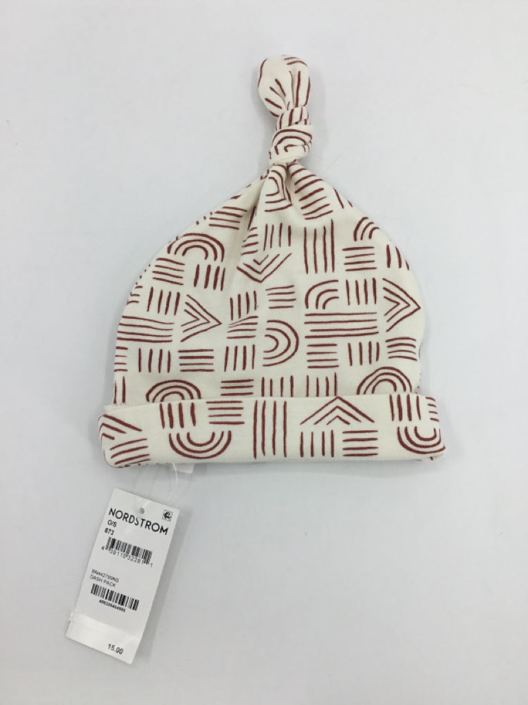 Nordstrom Child Size One Size Burgundy Print Hats - boys