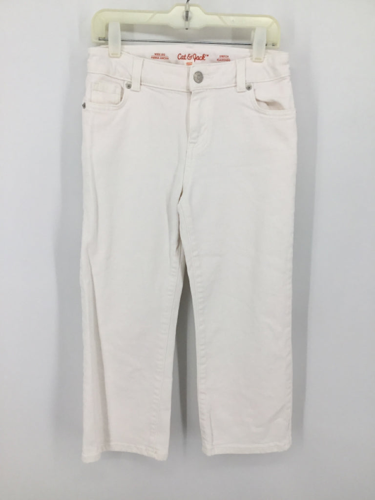 Cat & Jack Child Size 10 White Jeans - girls