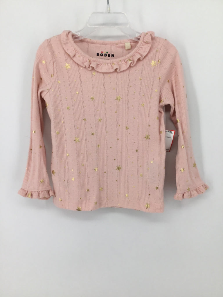 Mini Boden Child Size 3 Pink Shirt - girls