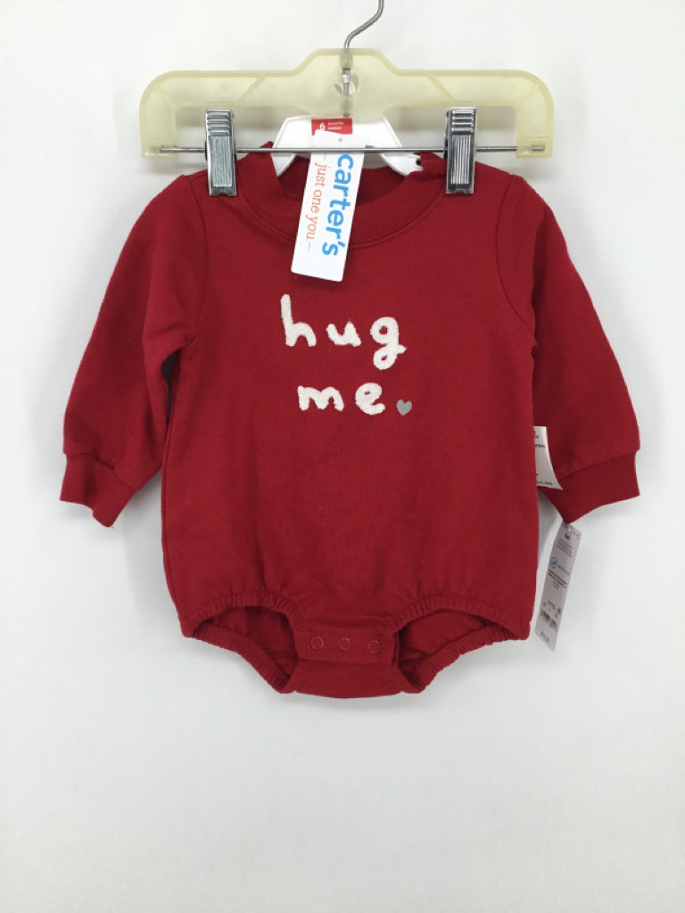 Just One You Made by Carters Child Size 6 Months Red Valentine's Day Outfit