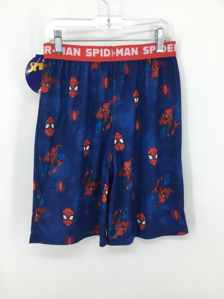 Marvel Child Size 10 Blue Character Pajamas - boys