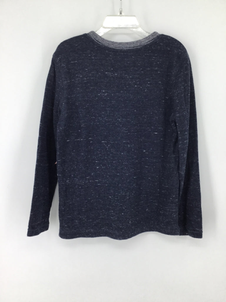 Cat & Jack Child Size 4 Blue Speckled Shirt - boys