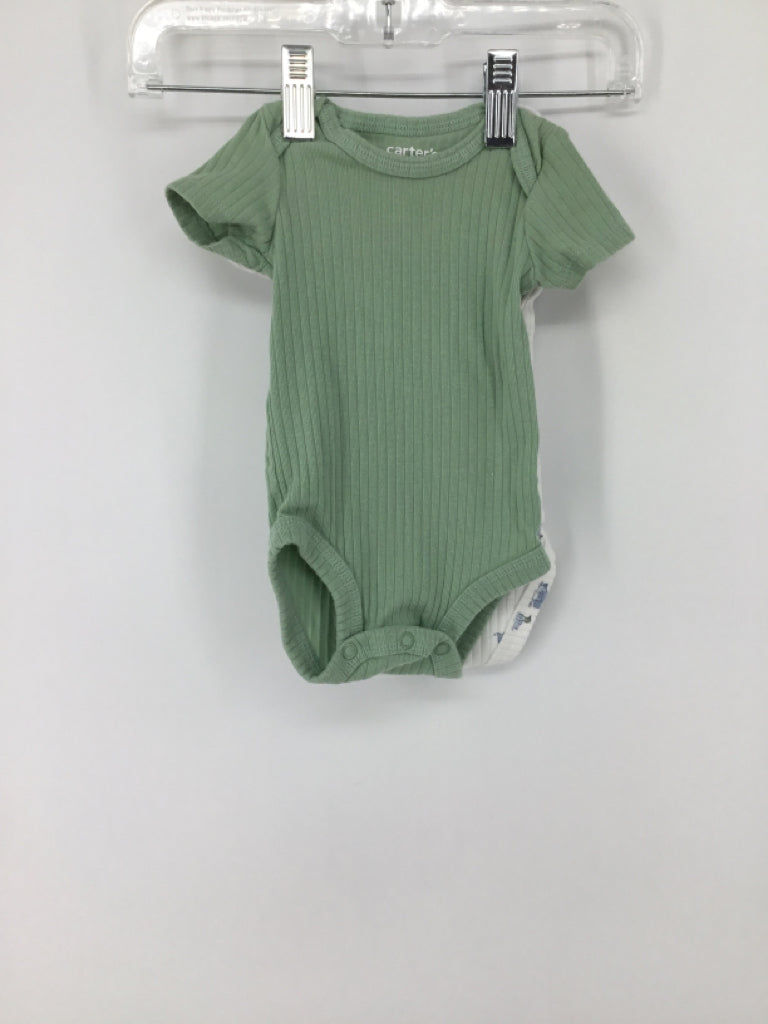 Just One You Made by Carters Child Size Newborn Green Onesie