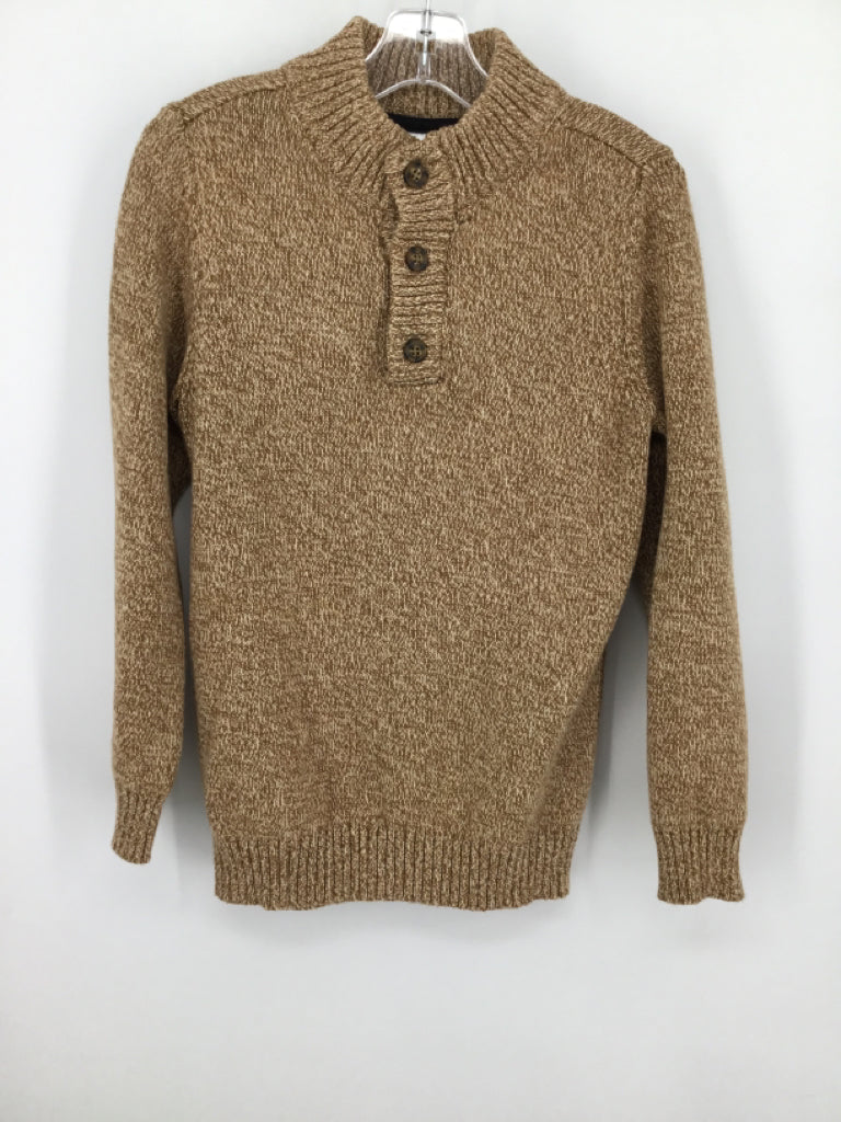 Carter's Child Size 8 Tan Marbled Sweater - boys
