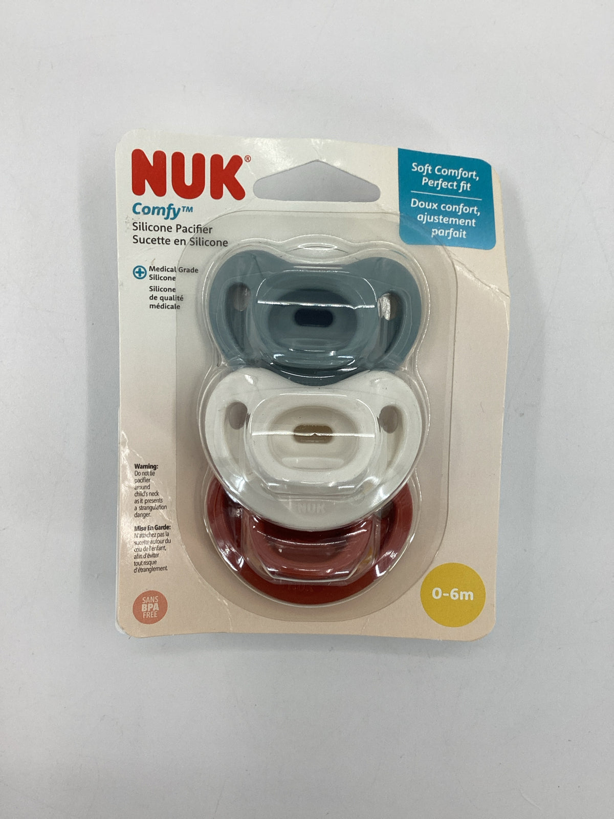 Nuk Comfy 3 pk  Pacifiers