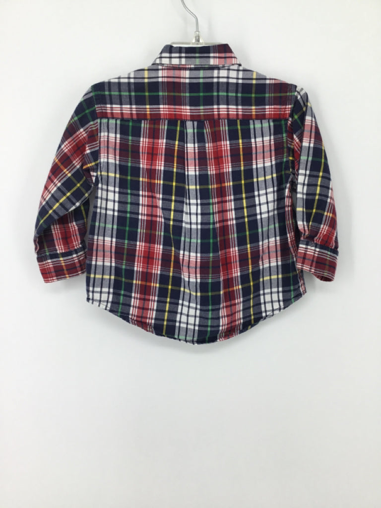 Ralph Lauren Child Size 18 Months Multi-Color Plaid Shirt - boys