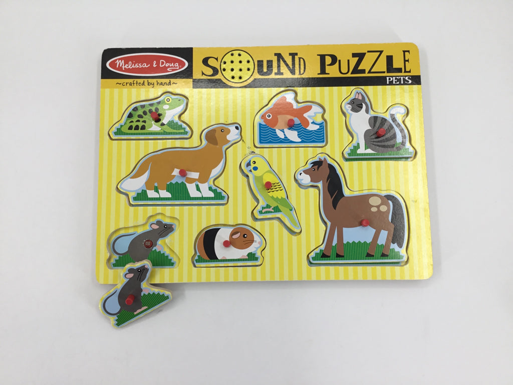 Melissa & Doug Pets Sound Puzzle